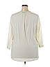 Van Heusen 100% Polyester Ivory 3/4 Sleeve Blouse Size XXL - photo 2