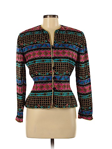 Safe Silk by Adrianna Papell Silk Blazer (view 1)