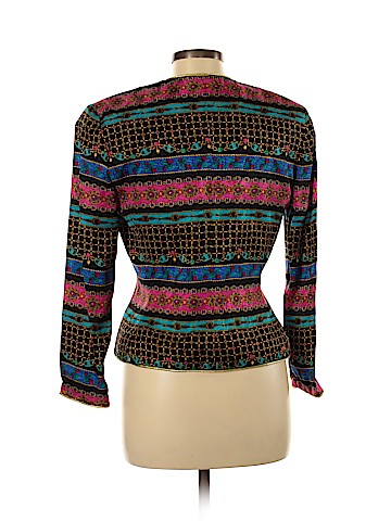 Safe Silk by Adrianna Papell Silk Blazer (view 2)