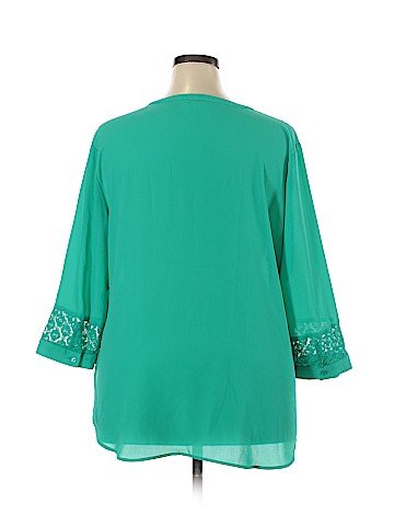 Van Heusen 3/4 Sleeve Blouse (view 2)