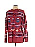 Tasha Polizzi Collection 100% Cotton Red Pullover Sweater Size L - photo 2