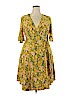 Old Navy 100% Rayon Yellow Casual Dress Size 1X - photo 1