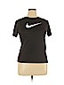 Nike 100% Polyester Black Active T-Shirt Size XL - photo 1