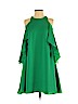 Halston Heritage 100% Polyester Green Casual Dress Size 4 - photo 1
