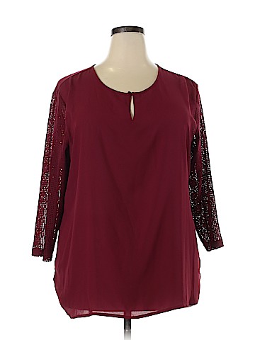 Van Heusen Long Sleeve Blouse (view 1)