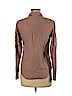 H&M 100% Lyocell Tan Long Sleeve Button-Down Shirt Size 2 - photo 2