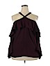 Ann Taylor LOFT 100% Polyester Burgundy 3/4 Sleeve Blouse Size XXL - photo 1