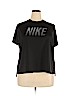 Nike 100% Polyester Black Active T-Shirt Size 2X - photo 1