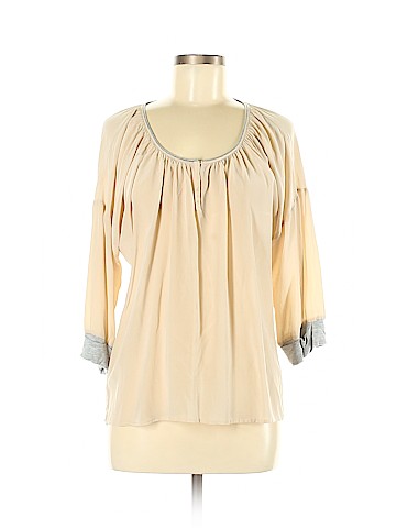 Ella Moss 3/4 Sleeve Silk Top (view 1)