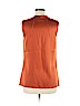 Tory Burch 100% Silk Brown Sleeveless Silk Top Size 6 - photo 2