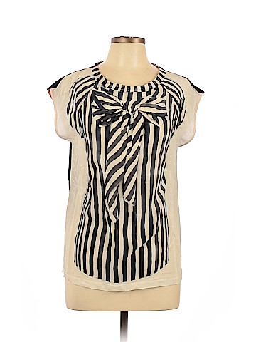 Marc Cain Short Sleeve Silk Top (view 1)