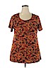 Lularoe Orange Short Sleeve T-Shirt Size 2X - photo 1