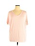 Coco And Main Pink Short Sleeve T-Shirt Size XL - photo 1