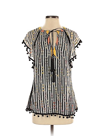 Talitha Short Sleeve Silk Top (view 1)