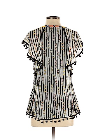 Talitha Short Sleeve Silk Top (view 2)