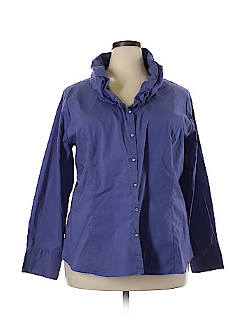 Soft Surroundings Long Sleeve Button-Down Shirt (view 1)