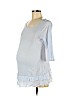 Motherhood 100% Linen Blue 3/4 Sleeve Top Size M - photo 1