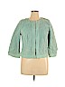Isaac Mizrahi LIVE! Blue Faux Leather Jacket Size 14 - photo 1