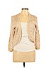 Freshman 1996 100% Acrylic Tan Cardigan Size L - photo 1
