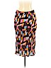 Diane von Furstenberg 100% Silk Brown Silk Skirt Size 8 - photo 2