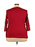 Karen Scott 100% Cotton Red Long Sleeve T-Shirt Size 3X - photo 2