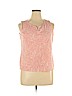Basic Editions 100% Cotton Pink Sleeveless Top Size XL - photo 1