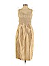 Max Mara 100% Silk Tan Cocktail Dress Size 6 - photo 1