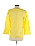 Talbots 100% Linen Yellow 3/4 Sleeve Blouse Size S (petite) - photo 2