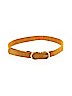 Free People 100% Cow Leather Solid Yellow Leather Belt Size Med - Lg - photo 1