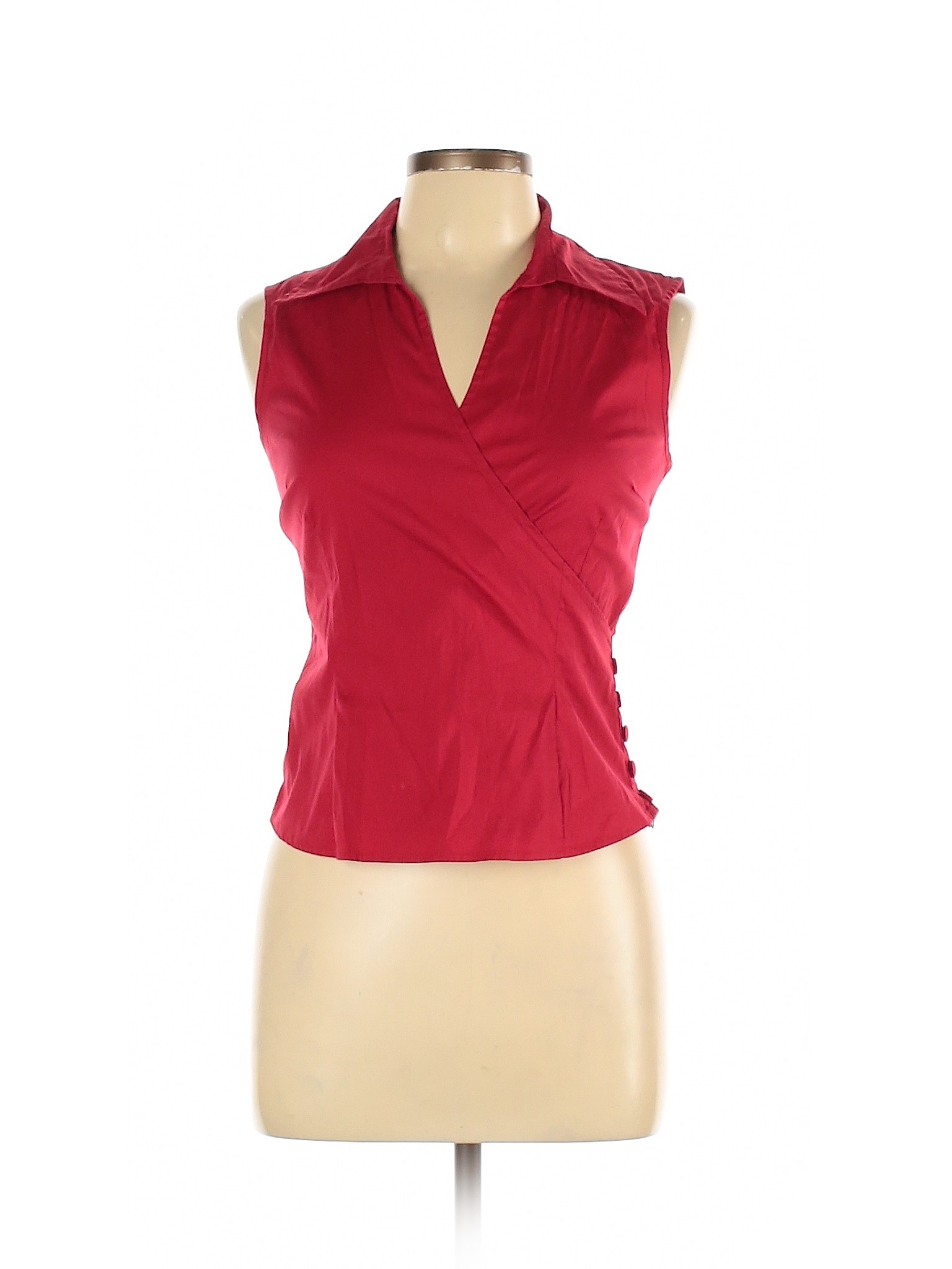H&M Women Red Sleeveless Blouse 10 | eBay