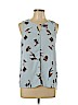 C&E Lifestyle Blue Sleeveless Blouse Size L - photo 1