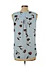 C&E Lifestyle Blue Sleeveless Blouse Size L - photo 2