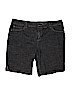 Liz Claiborne Black Denim Shorts Size 16 - photo 1
