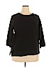 Lauren by Ralph Lauren 100% Cotton Black Sweatshirt Size 2X - photo 1