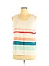 Liz Claiborne 100% Polyester White Sleeveless Blouse Size XL (petite) - photo 1