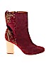 Faryl Robin Burgundy Boots Size 8 1/2 - photo 1