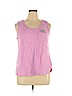 Anthropologie 100% Cotton Purple Sleeveless Top Size XL - photo 1
