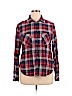 H&M L.O.G.G. 100% Cotton Red Long Sleeve Button-Down Shirt Size 14 - photo 1
