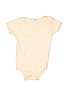 American Apparel 100% Cotton Ivory Short Sleeve Onesie Size 18-24 mo - photo 1