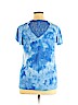 World Unity Blue Short Sleeve Blouse Size XL - photo 2