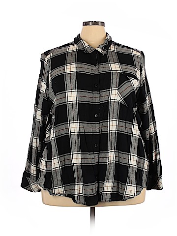 BP. Long Sleeve Button-Down Shirt (view 1)
