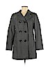 Ann Taylor LOFT 100% Polyester Black Trenchcoat Size M (petite) - photo 1