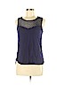 H&M 100% Viscose Blue Sleeveless Top Size M - photo 1