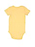 Carter's 100% Cotton Yellow Short Sleeve Onesie 18-24 MO / 24 MO - photo 2