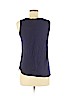 H&M 100% Viscose Blue Sleeveless Top Size M - photo 2