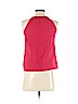 Ann Taylor LOFT Outlet 100% Cotton Red Sleeveless Blouse Size XXS (petite) - photo 2