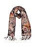 Enzo Mantovani 100% Cashmere Animal Print Floral Brown Cashmere Scarf One size - photo 1