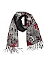 Enzo Mantovani 100% Cashmere Floral Gray Cashmere Scarf One size - photo 1