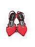 Escada 100% Leather Red Heels Size EU 37 1/2 - photo 2