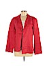 Linda Allard Ellen Tracy 100% Linen Red Blazer Size 6 - photo 1
